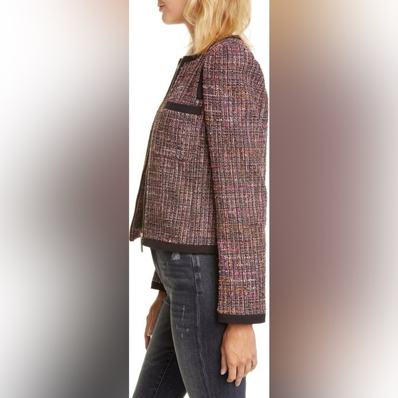 Kate Spade Puff Sleeve Tweed Jacket - Picture 3 of 7